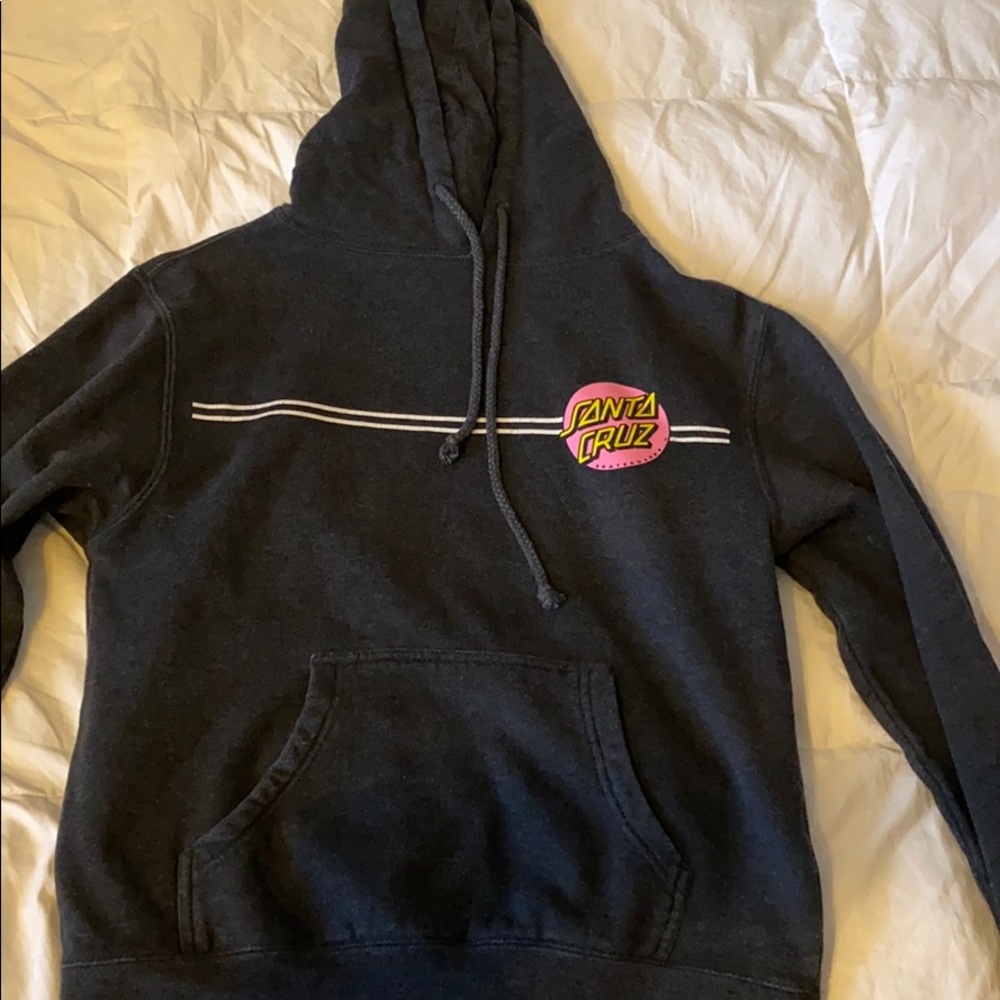 Dark grey Santa Cruz hoodie